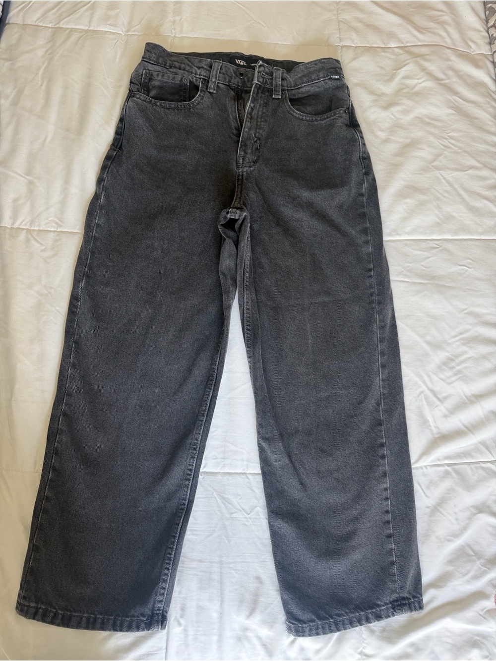 Vans Youth Charcoal Relaxed Straight Jeans